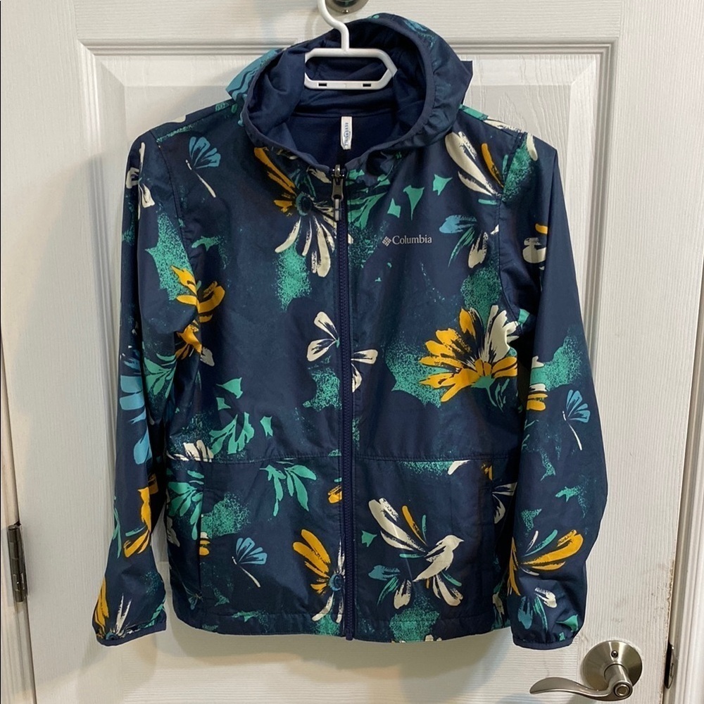 Columbia Kids' Pixel Grabber Reversible Jacket Nocturnal Daisy Party Medium